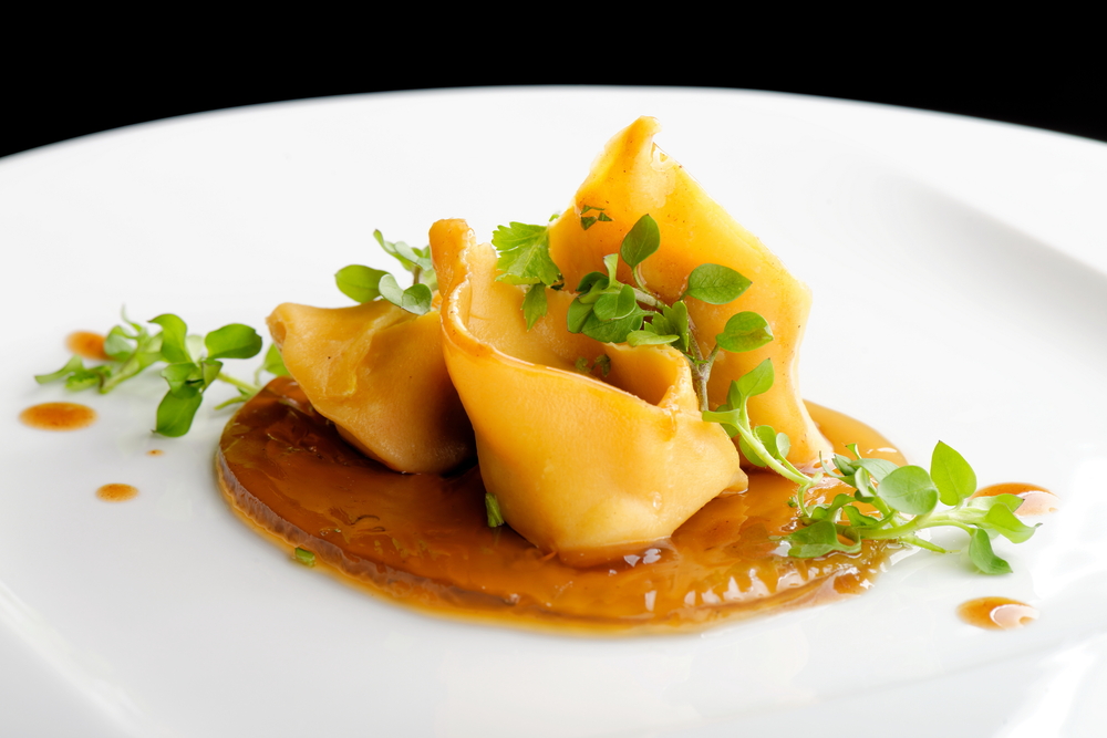 CVMI Fine,Dining,,Lamb,Ragu,Ravioli,On,Hay,Infusion,Jelly